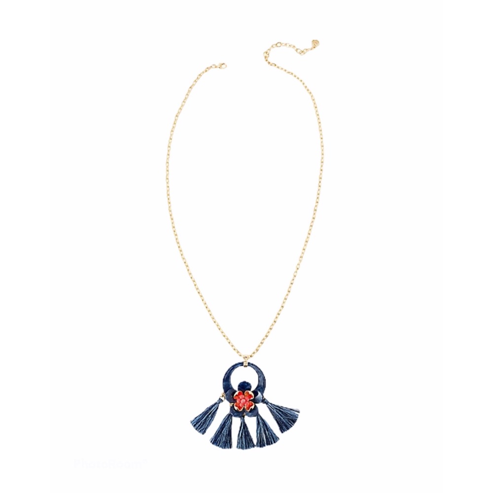NWT Lilly Pulitzer Maritime Long Tassel Necklace